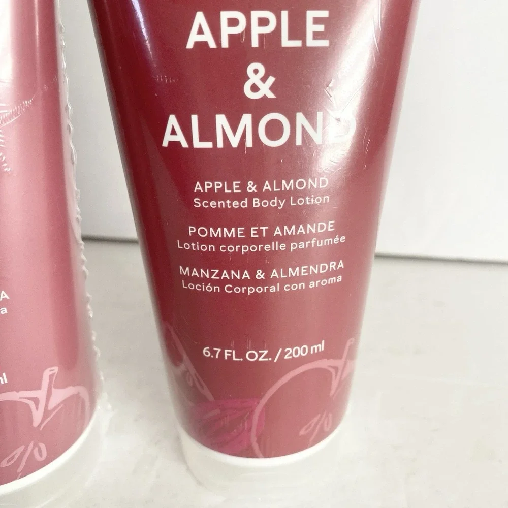 Mary Kay Apple & Almond Scented Body Lotion & Shower Gel 6.7oz 200 ml New Sealed